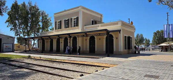 The old Jaffa railway station buildings at HaTachana on the edge of Neve Tzedek